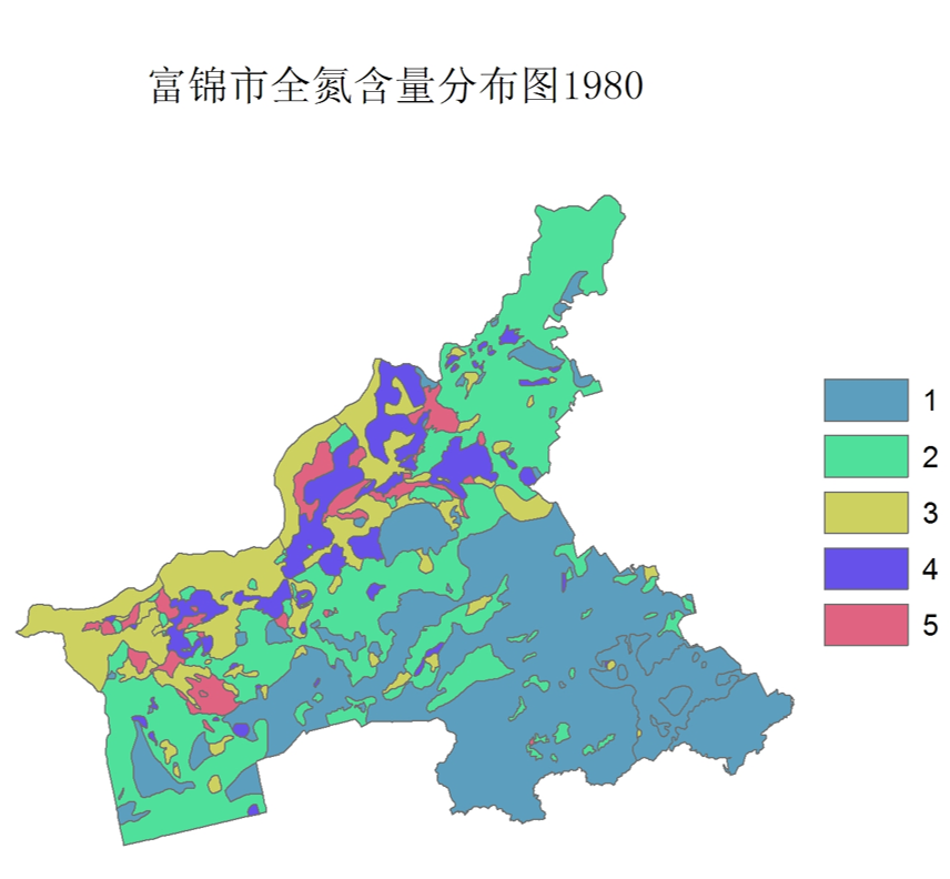 富锦市1980年土壤全氮分布数据集