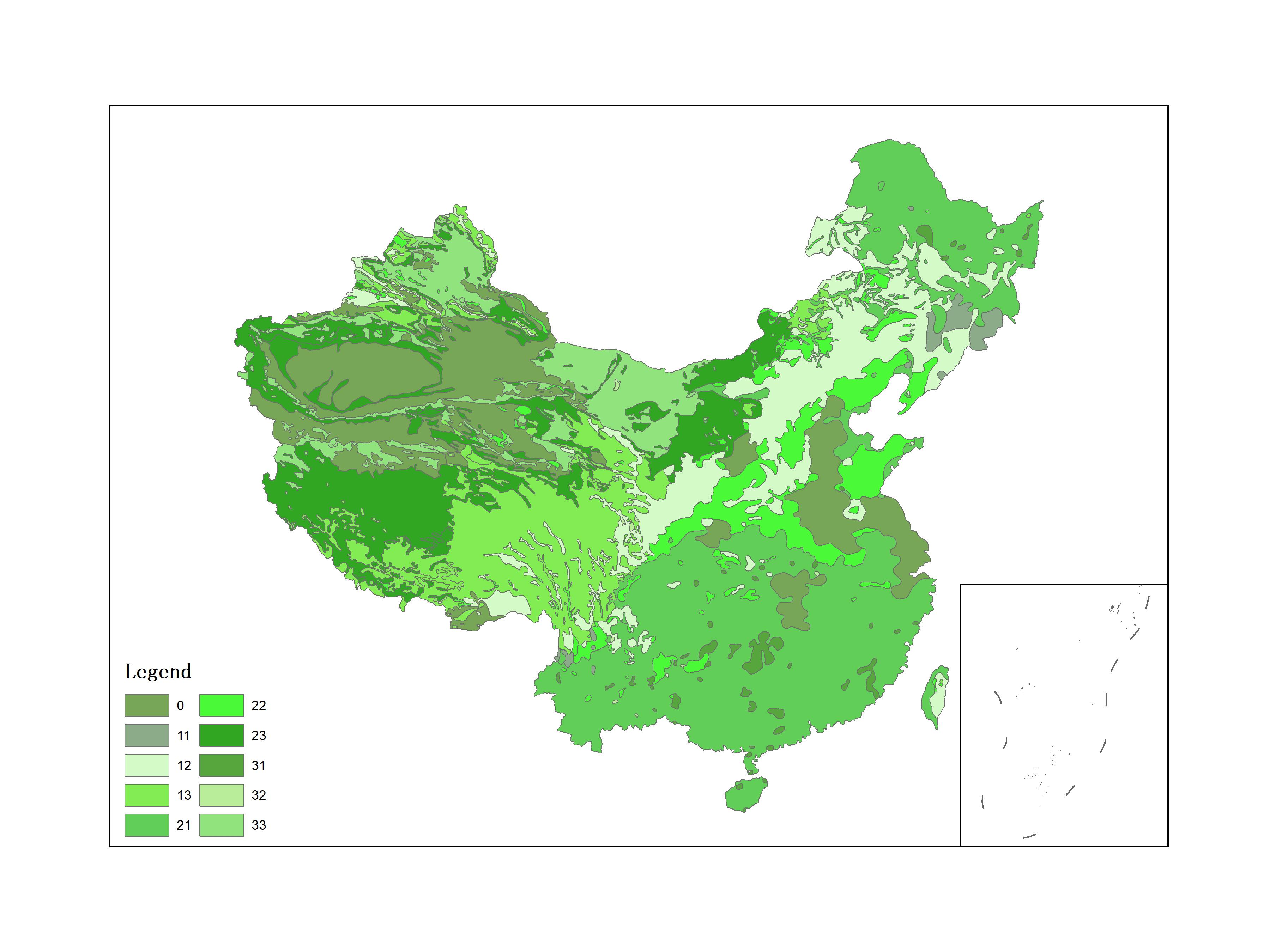 中国草地资源类型数据集